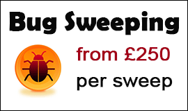Bug Sweeping Cost in Bushey